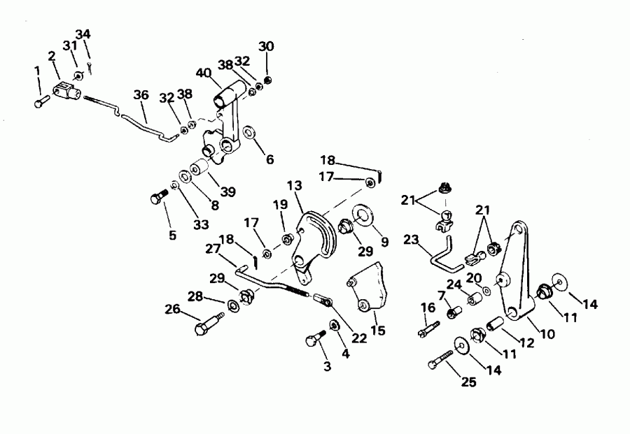 ��������� ����� ������� E65RSLC 1995  - ift & Throttle Linkage - ift & ����������� ��������age