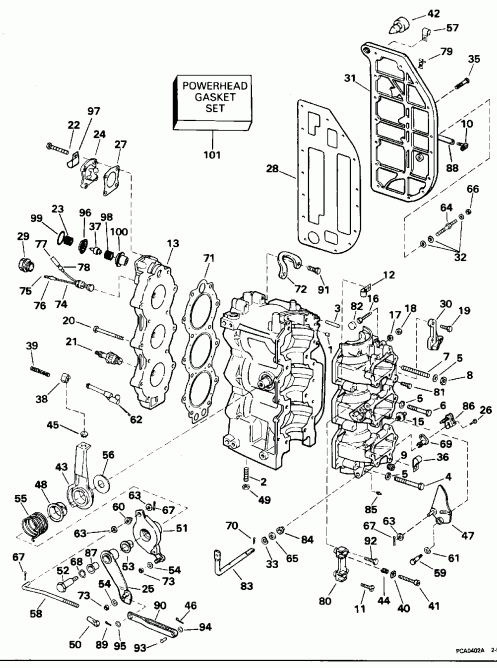 ��������� ��������� EVINRUDE E65WMLEOC 1995  - linder & ������ ���������
