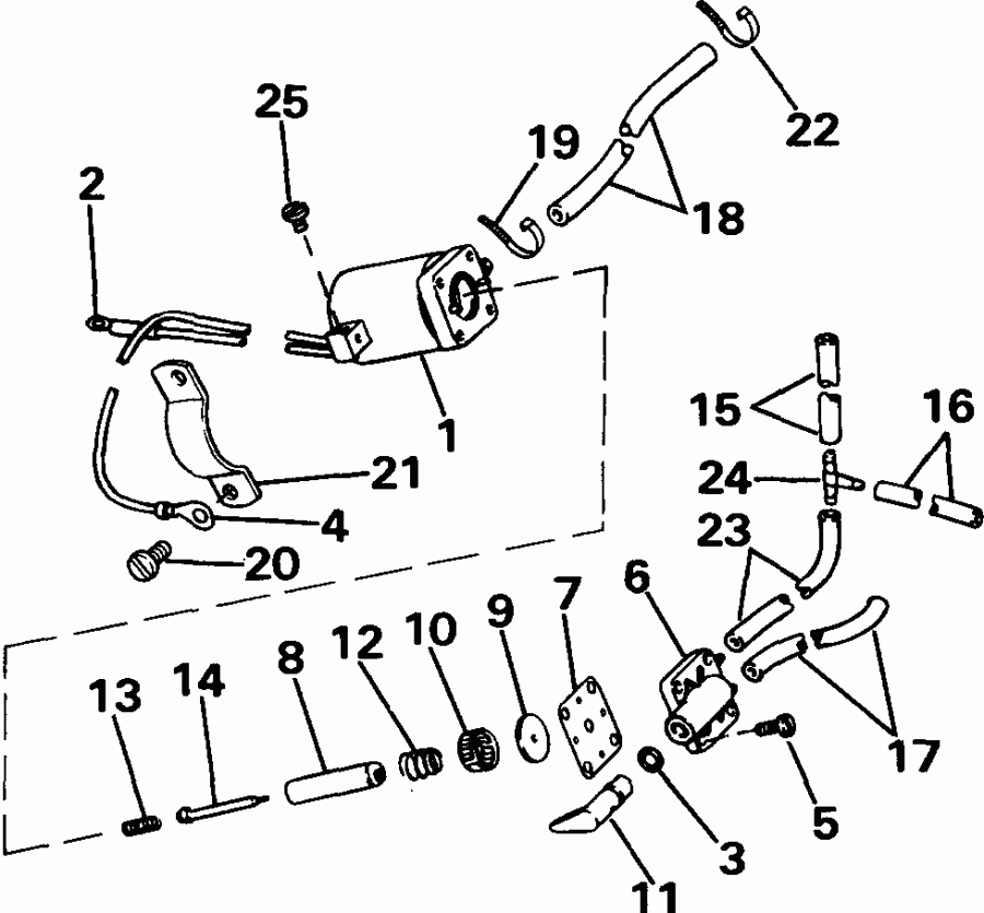  EVINRUDE E70TTLEOR 1995  - rburetor - rburetor
