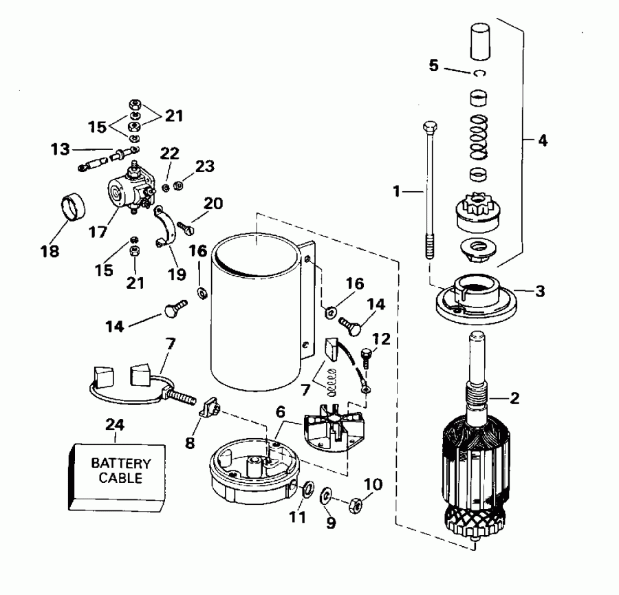 ��������� ������� E70TTLEOR 1995  - ectric Starter