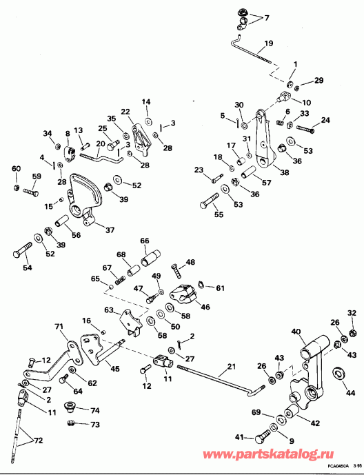����� ������� E85TTLEOR 1995  - ift & ����������� ��������age - ift & Throttle Linkage