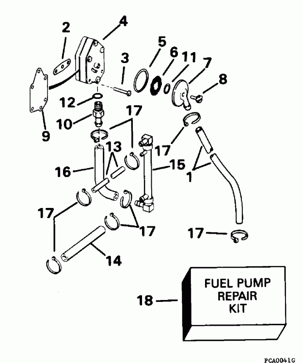 ��������� EVINRUDE E88TSLEOC 1995  - el Pump / el �����