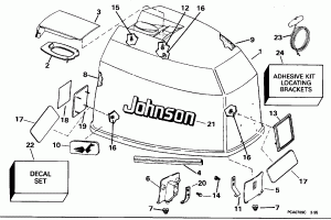 ������ ��������� (�����) - Johnson (Engine Cover - Johnson)