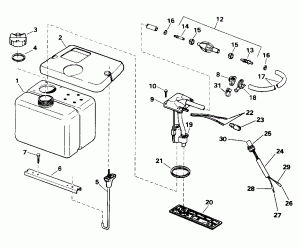 �������� ��� Kit - 1.8 ������ (Oil Tank Kit - 1.8 Gallon)