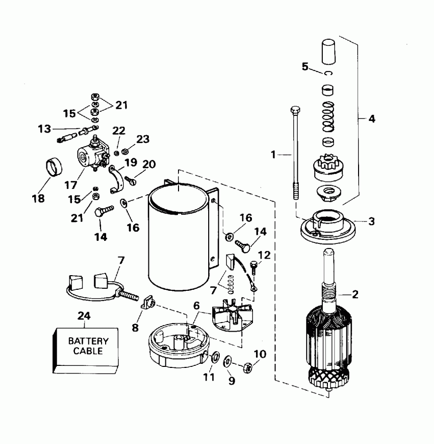   Evinrude XE88TSLEOC 1995  - ectric  & Solenoid