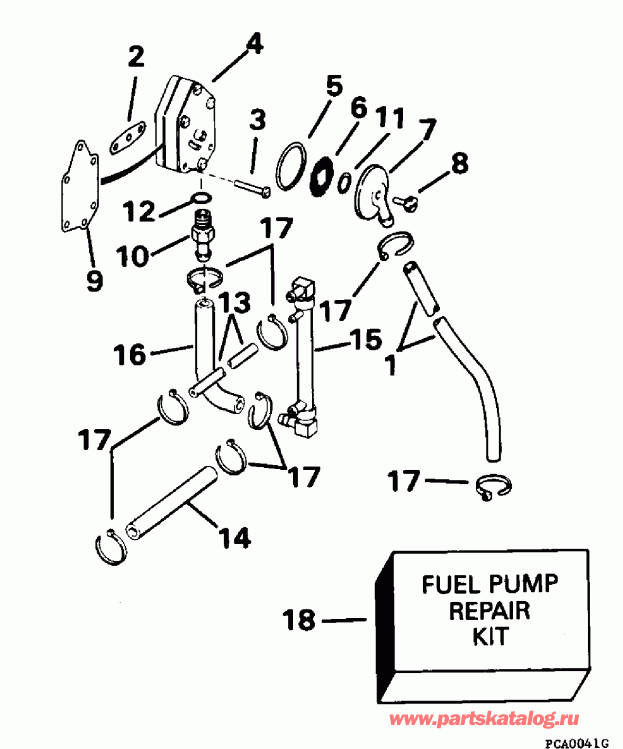  EVINRUDE XE88TSLEOC 1995  - el Pump
