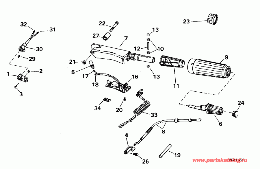 ����� ������� BE10FAEDC 1996  - eering & Shift Handle