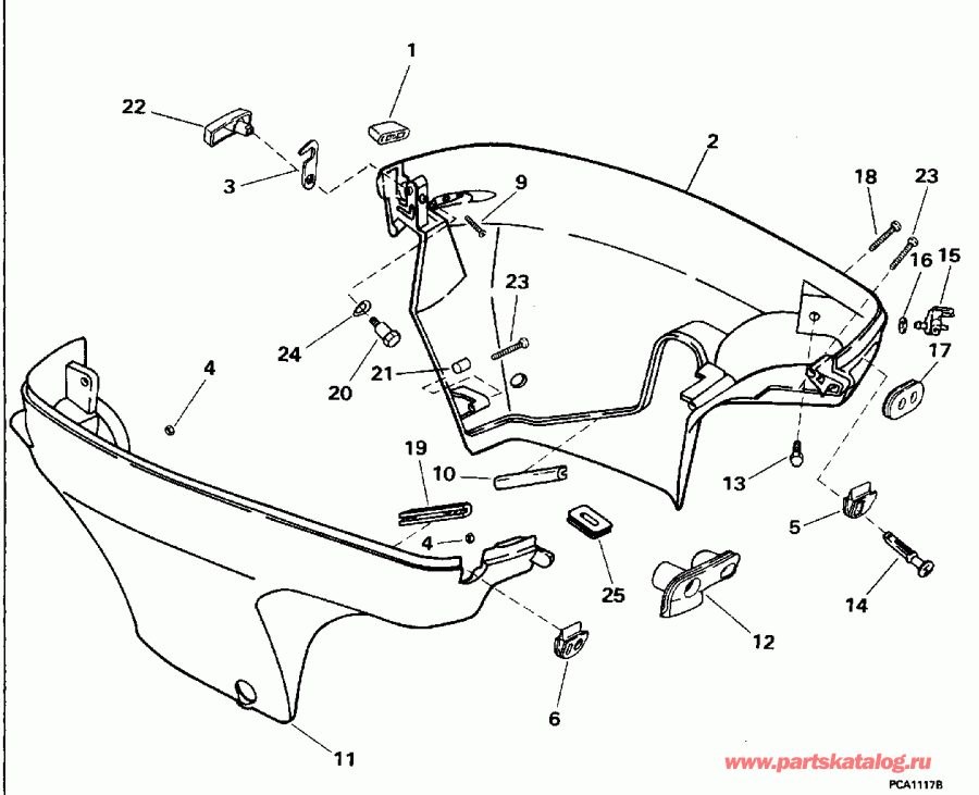  ������� BE10FCLEDC 1996  - wer Engine Cover - wer ������ ��������� (�����)
