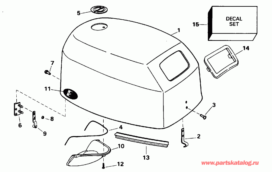 ��������� ����� EVINRUDE BE10FPXEDC 1996  - Evinrude
