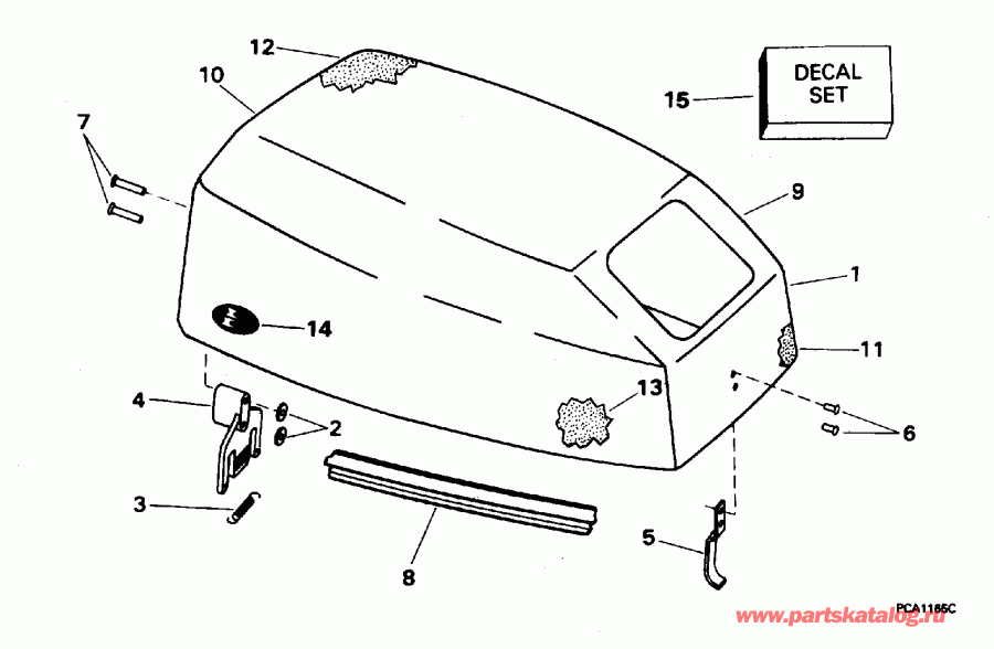 �������� ����� ������� BE10REDD 1996  - Evinrude / Evinrude