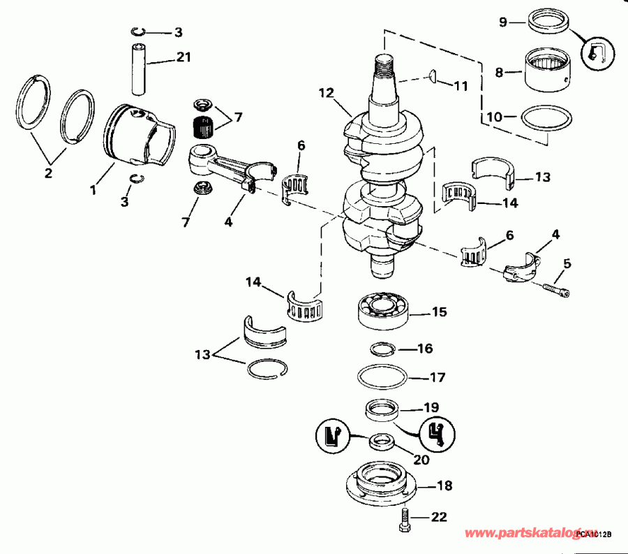 �������� ��������� ����� ������� BE150NXEDB 1996  - 150 H.p. / 150 H.p.