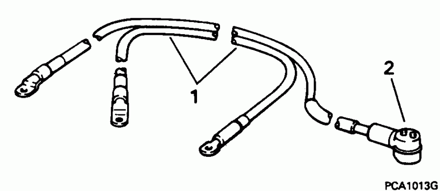 ����� Evinrude BE20SELEDA 1996  - ttery ������ - ttery Cable