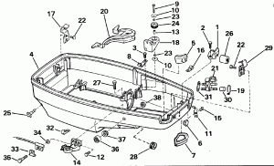 ������ ��������� (�����) - Johnson (Engine Cover - Johnson)