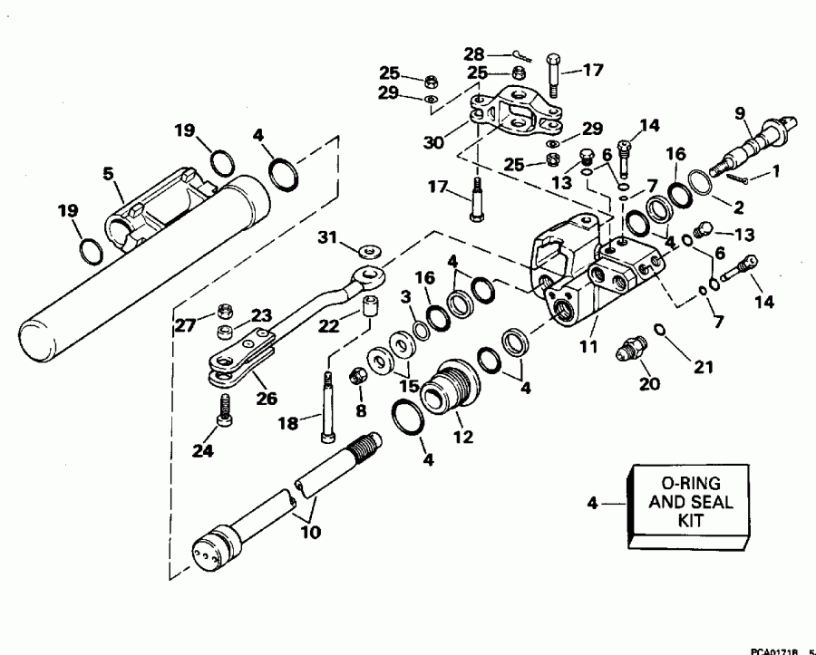    BE250TXEDA 1996  - linder & Valve Assembly / linder &  Assembly