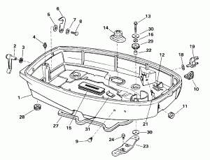 ������ ������ ��������� (Lower Engine Cover)