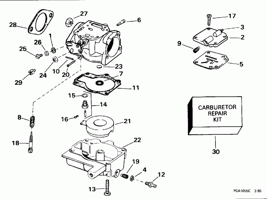 ����� Evinrude BE25BRLEDC 1996  - 25ral - 25ral