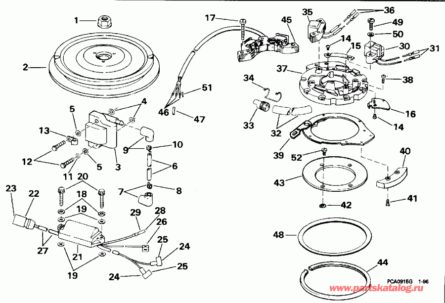 ��������� ����� Evinrude BE30BALEDE 1996  - nition / nition