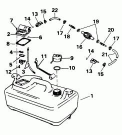 ��������� ��� - 3 ������ (Fuel Tank - 3 Gallon)