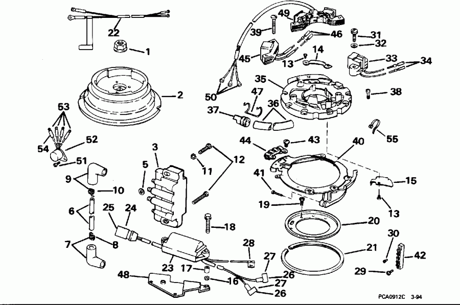 ��������� ��������� Evinrude BE6REDS 1996  - nition - nition