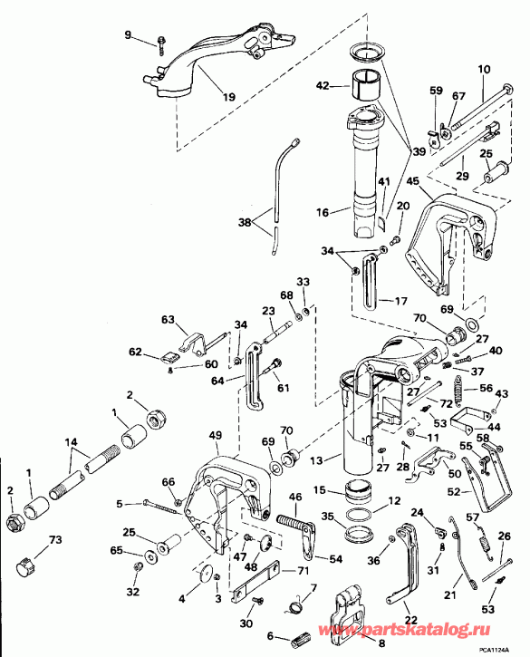  EVINRUDE BE8FRBEDC 1996  - dsection