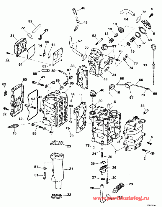   Evinrude BE8FRBLEDC 1996  - linder &  
