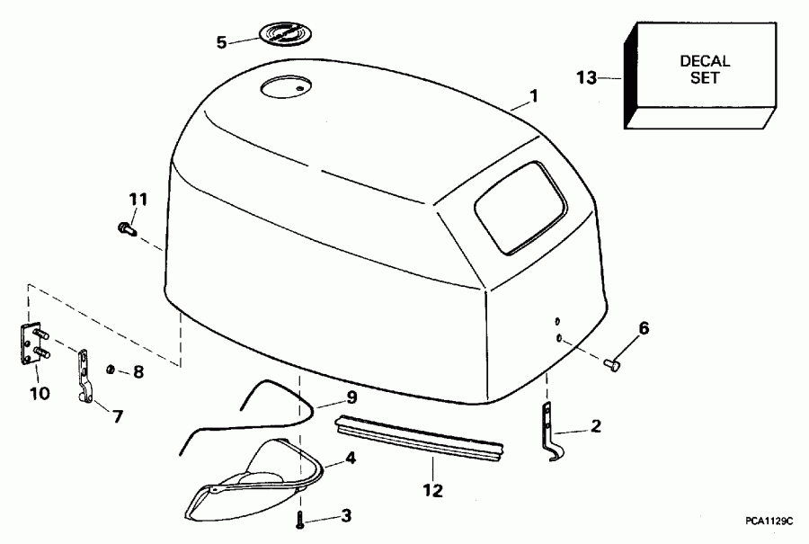 ��������� �������� ����� EVINRUDE BE8FRBLEDC 1996  - Johnson - Johnson