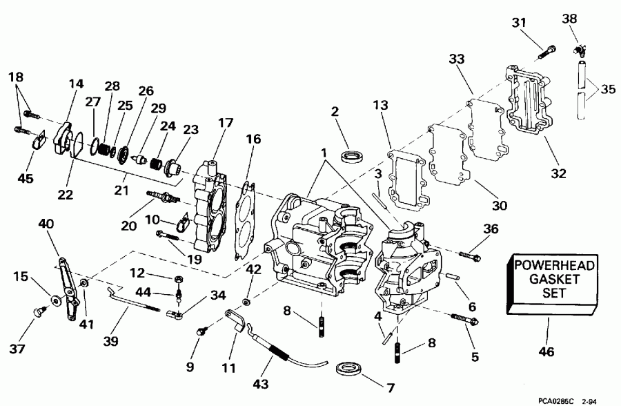 ������� BE8RCH 1996  - linder & Crankcase