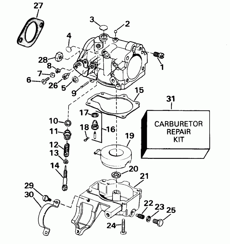 �������� ����� EVINRUDE BE8RCH 1996  - eering Handle / ee������ Handle
