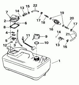 ��������� ��� - 3 ������ (Fuel Tank - 3 Gallon)