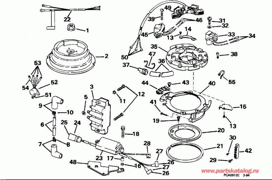 ��������� ��������� Evinrude BE8REDS 1996  - nition