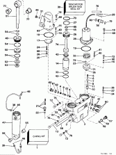 ���������������� ��������� ������� Hydraulic Assembly (Power Trim/tilt Hydraulic Assembly)