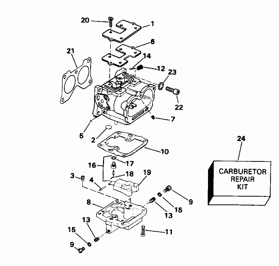 ����� ������� E100WTXEDR 1996  - rburetor / rburetor