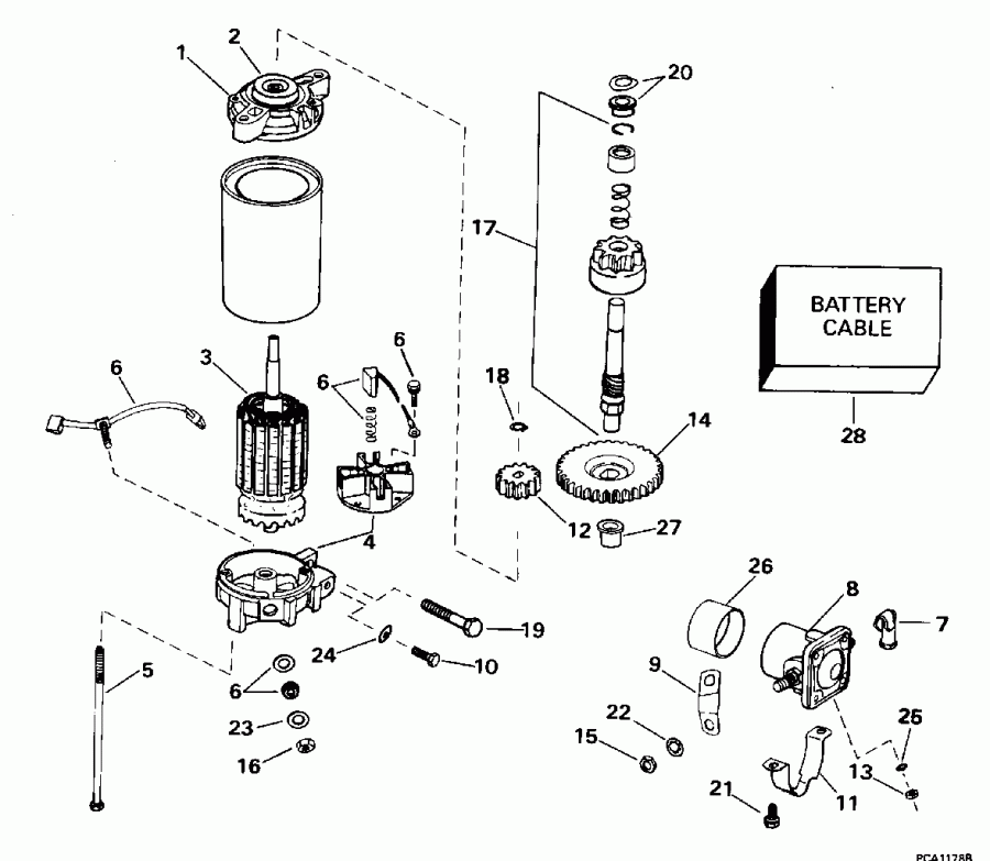 ����� ������� E115SLEDR 1996  - ectric ������� & Solenoid - ectric Starter & Solenoid