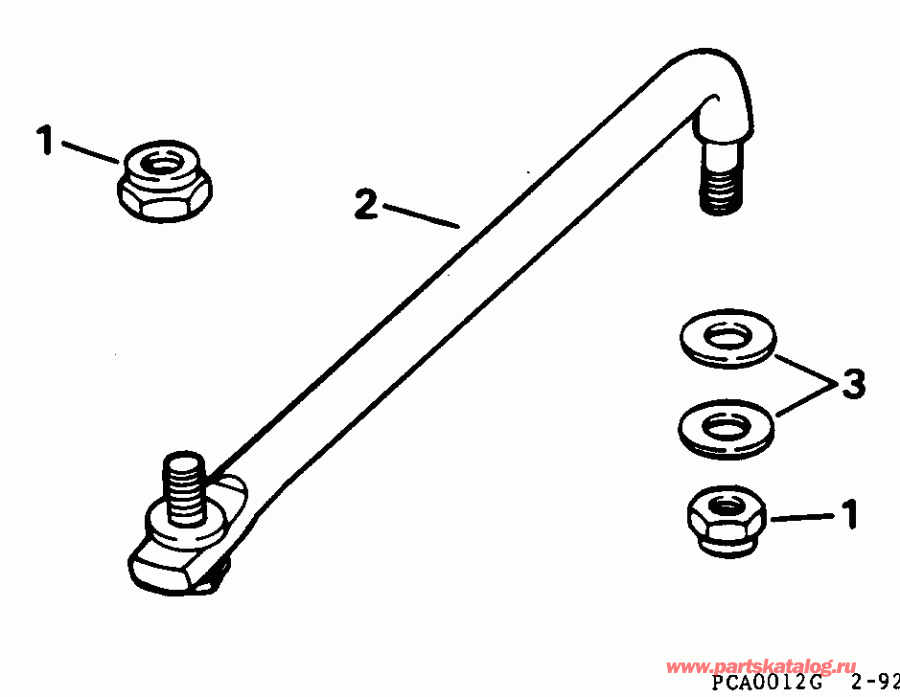 ��������� EVINRUDE E115SXEDR 1996  - eering Link Kit / ee������ ����������� Kit