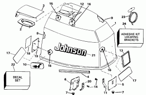 ������ ��������� (�����) - Johnson (Engine Cover - Johnson)