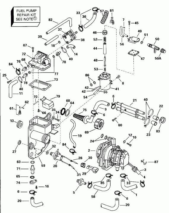    E150ELEDB 1996  - el Bracket & Components