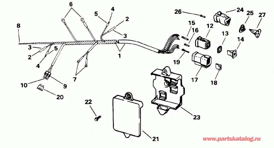 �������� ��������� ����� EVINRUDE E15EEDS 1996  - tor ������