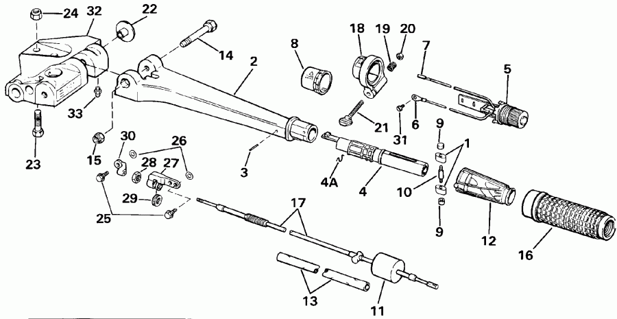  EVINRUDE E225PXEDE 1996  - dsection