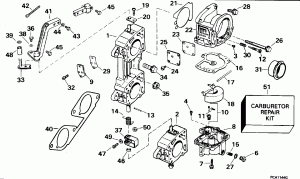 ���������� & ��������� �������� - 200 (Carburetor & Linkage - 200)