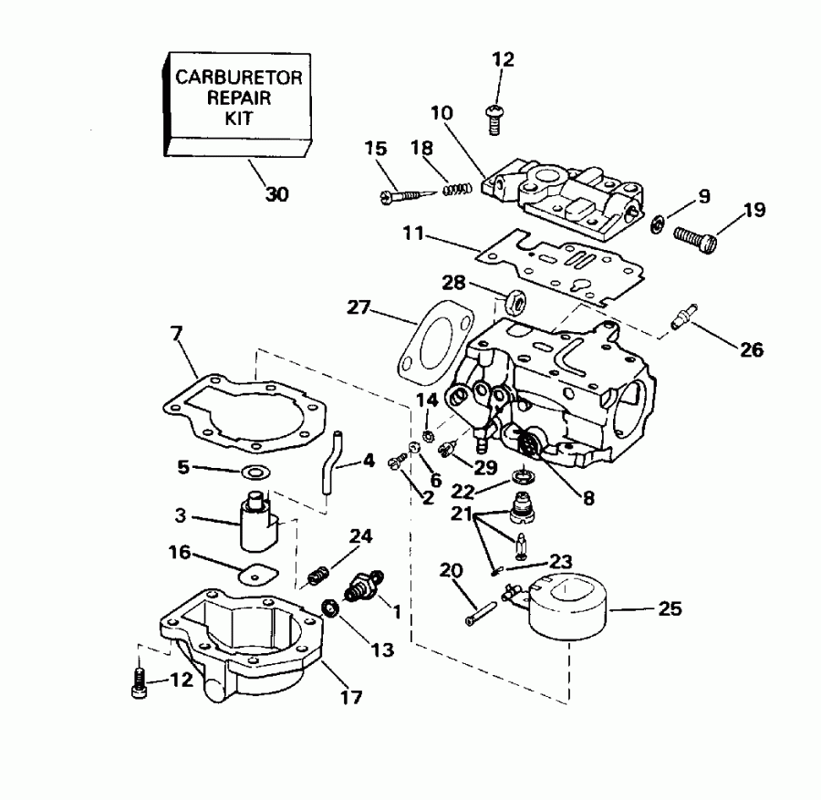 ��������� ����� Evinrude E25REDA 1996  - 20 - 20