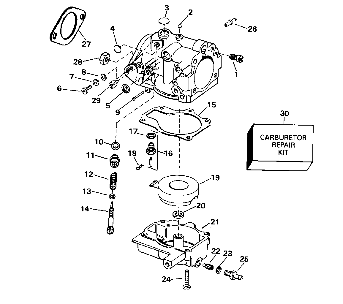 Johnson Outboard Motor Parts Diagram
