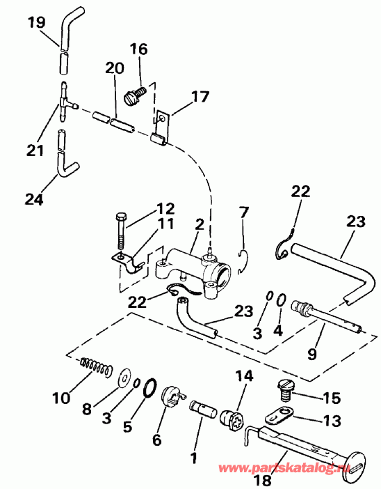 ����� EVINRUDE E25RLEDA 1996  - take ���������