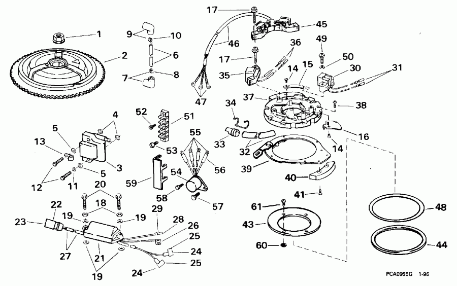 �������� ����� EVINRUDE E25TEEDA 1996  - nition