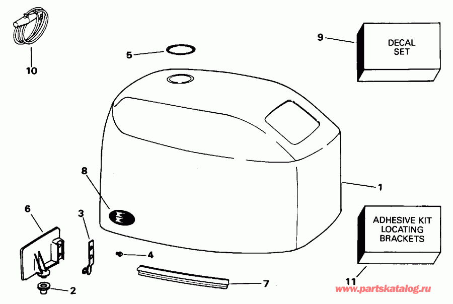 ��������� ��������� ������� E25TKLEDC 1996  - Evinrude - Evinrude