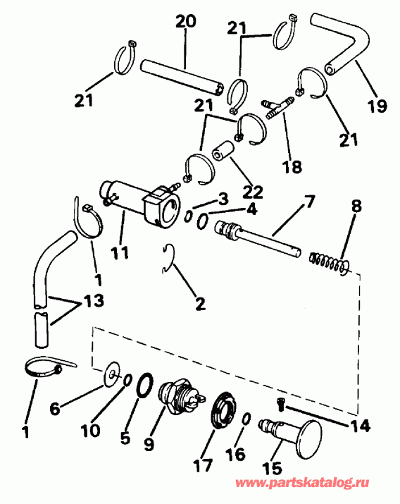 ��������� ����� EVINRUDE E30TELEDE 1996  - imer System - imer System