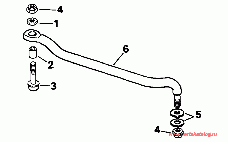 ��������� ����� EVINRUDE E35TKLEDC 1996  - eering Link Kit / ee������ ����������� Kit