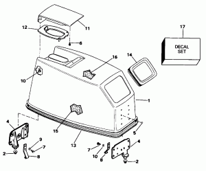 ������ ��������� (�����) - Johnson (Engine Cover - Johnson)