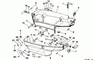 ������ ������ ��������� (Lower Engine Cover)