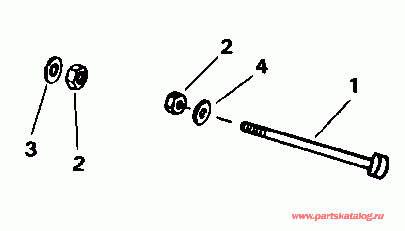 ��������� ����� Evinrude E40REDS 1996  - 50 ���� - 50 Rope