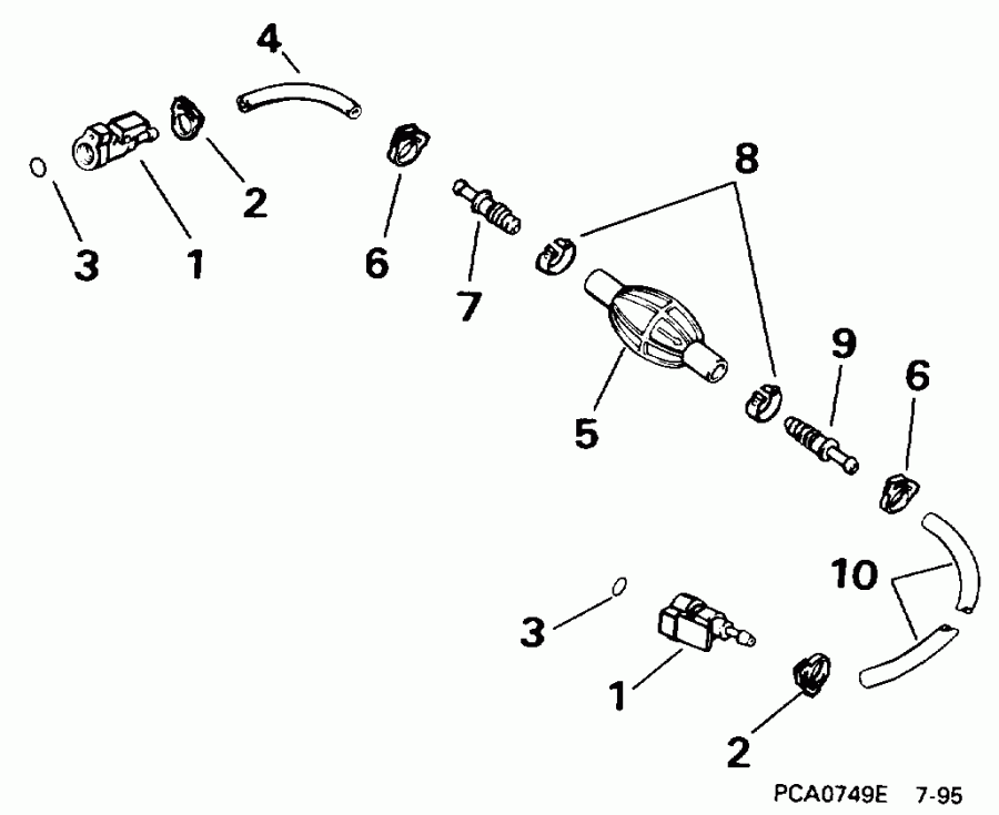 �������� ����� ������� E40RLEDS 1996  - el Hose Primer Bulb 5/16 In. I.d. - el ����� ��������� ����� 5 / 16 ���� I.d.